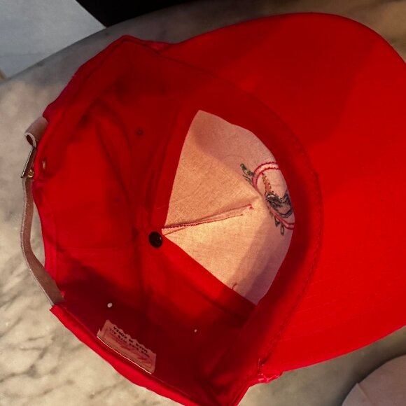 Vintage NEW RED Duck Head Cap/Hat Strapback Baseball Mallard One Size - Picture 10 of 16